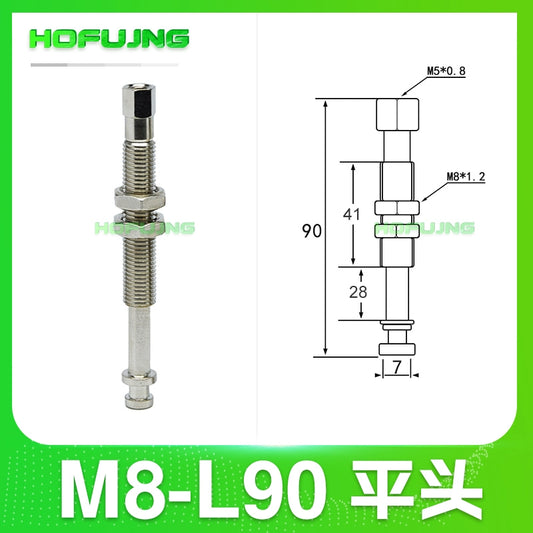 M8-L90 (flat head)  rotatable