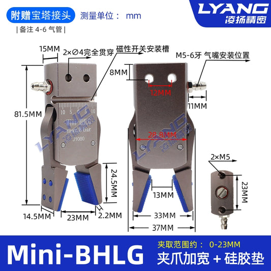 Mini-BHLG 【Wider Clips + Silicone Pad】 Side Inlet