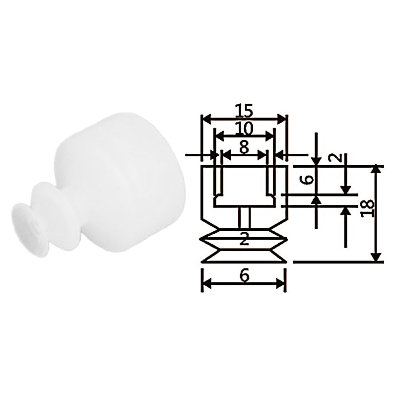 Pneumatic suction cup TS2-6