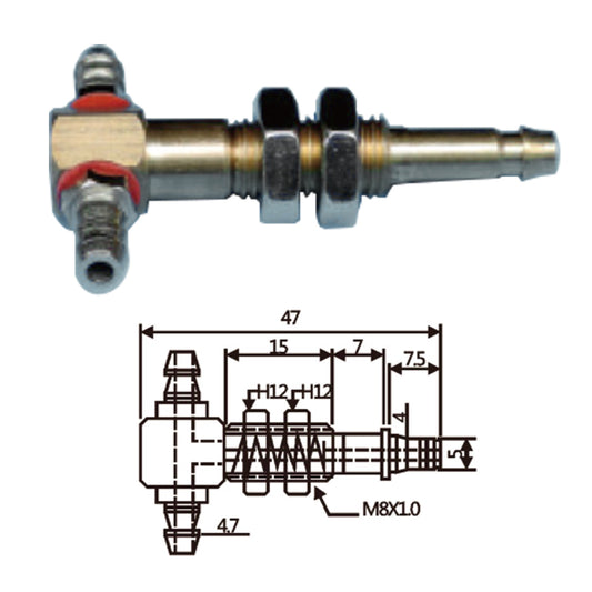 Vacuum Cup Holder Connector JD07R080-迷你金具E