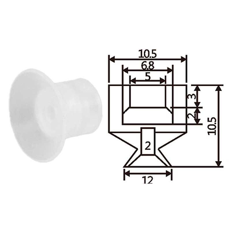 Pneumatic suction cup TS1-S12