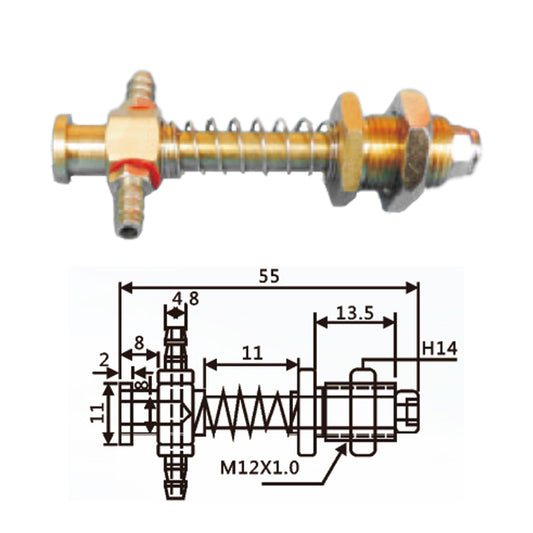 Vacuum Cup Holder Connector JT11-1255-大头铜金具