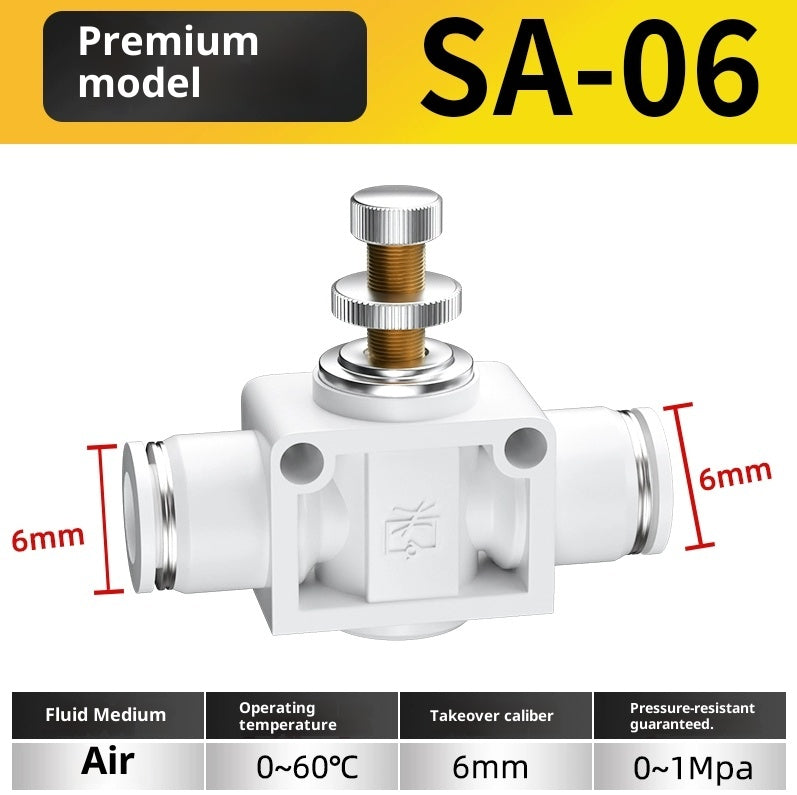 White SA6★ with 6mm inserted on both sides