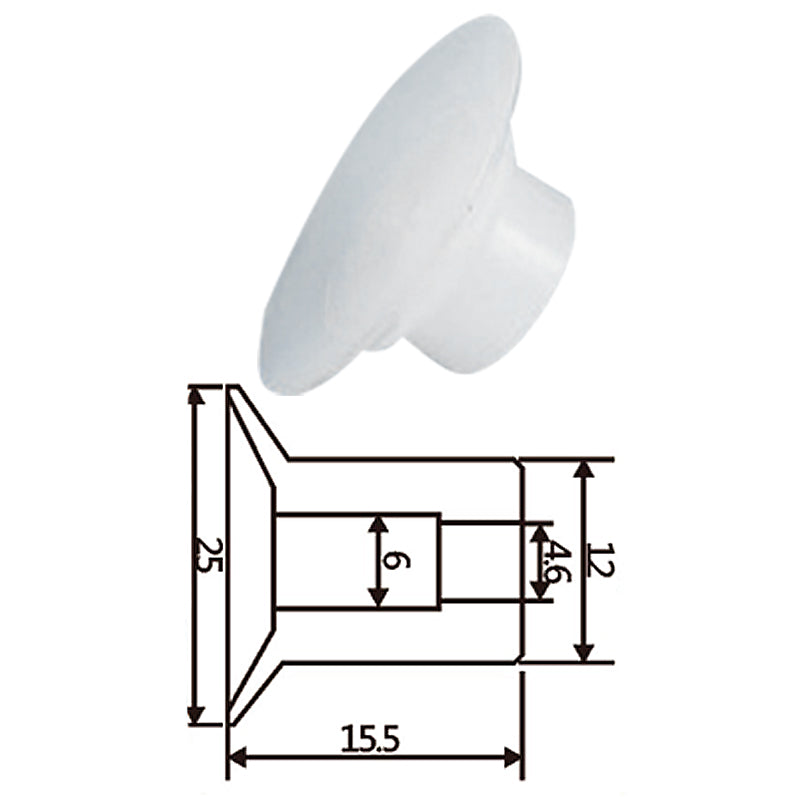 Pneumatic suction cup HM1-25