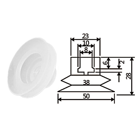 Pneumatic suction cup TS2-50