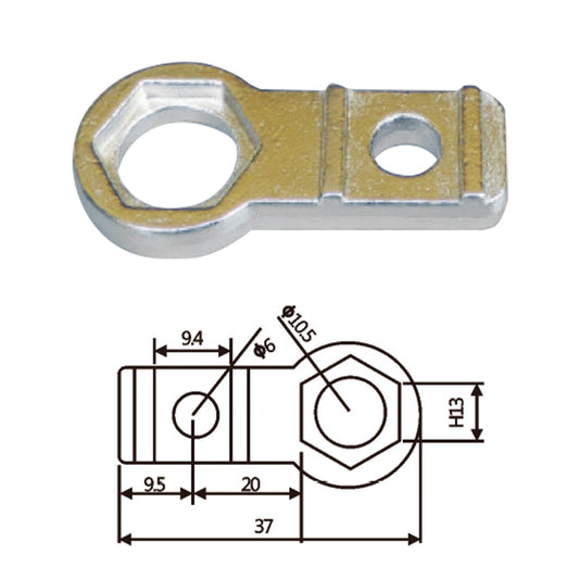 Vacuum Cup Holder Connector JD20B040 小头金具固定块