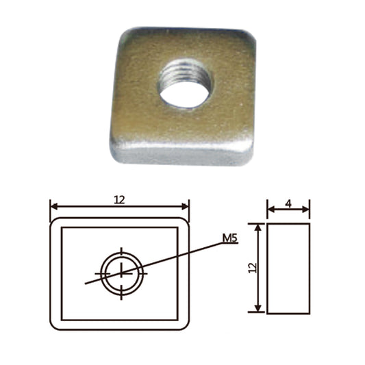 Vacuum Cup Holder Connector JD20B060冲压单孔螺母