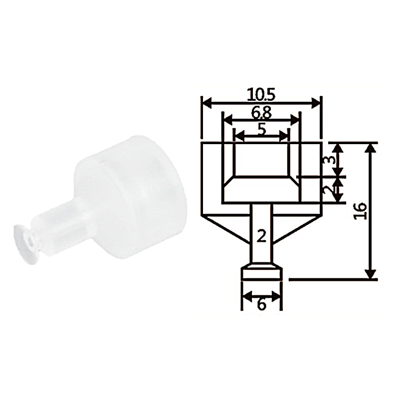 Pneumatic suction cup TSL-6