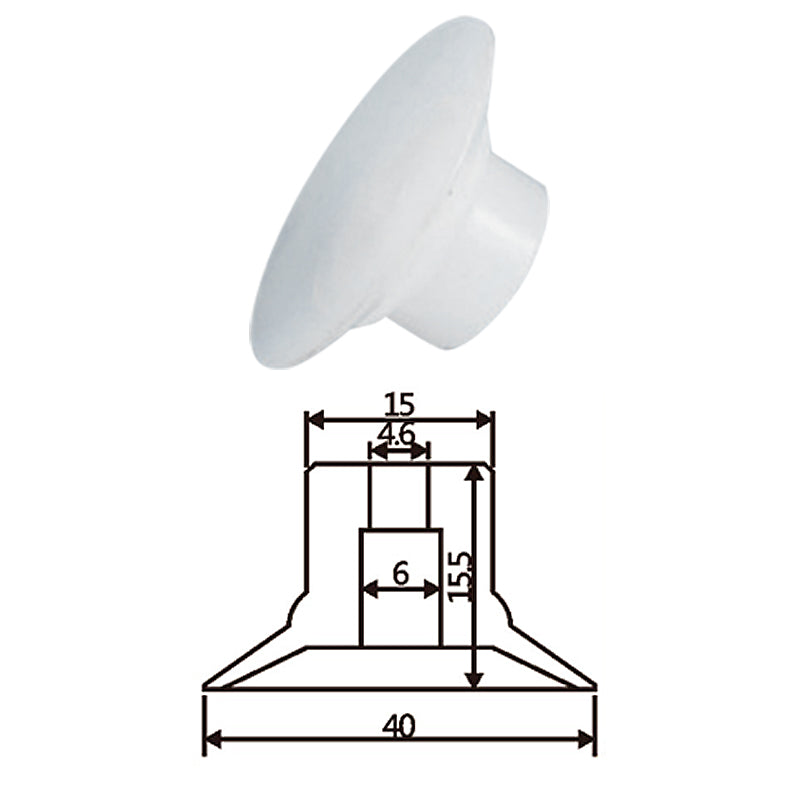 Pneumatic suction cup HM1-40