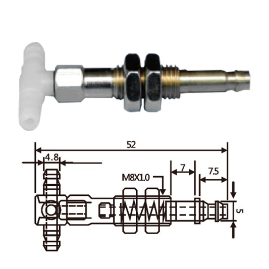 Vacuum Cup Holder Connector JD07R060-迷你金具A1