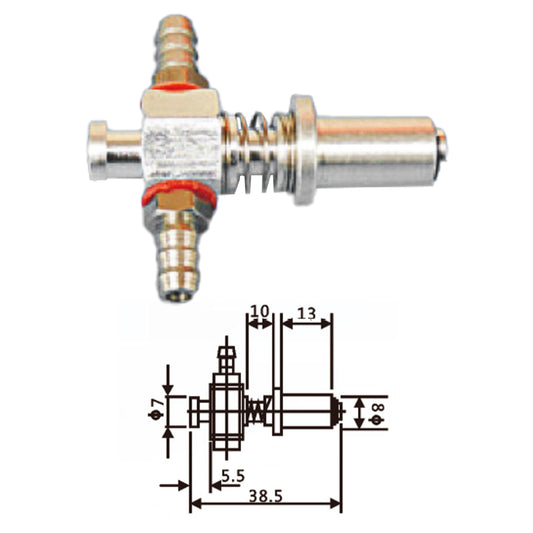 Vacuum Cup Holder Connector VFIL-SS-10-P8-铝小头金具