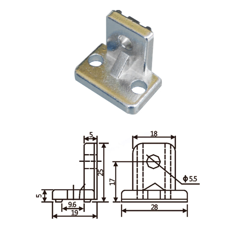 Vacuum Cup Holder Connector JD20B010 天行L块