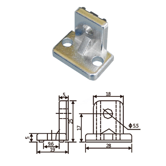 Vacuum Cup Holder Connector JD20B010 天行L块
