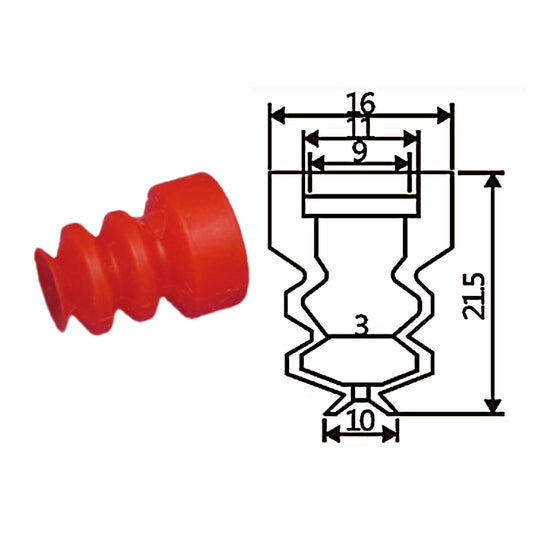 Pneumatic suction cup YX3-10