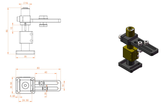 Buffering accessory ZHNCOH(2)-1612-A4