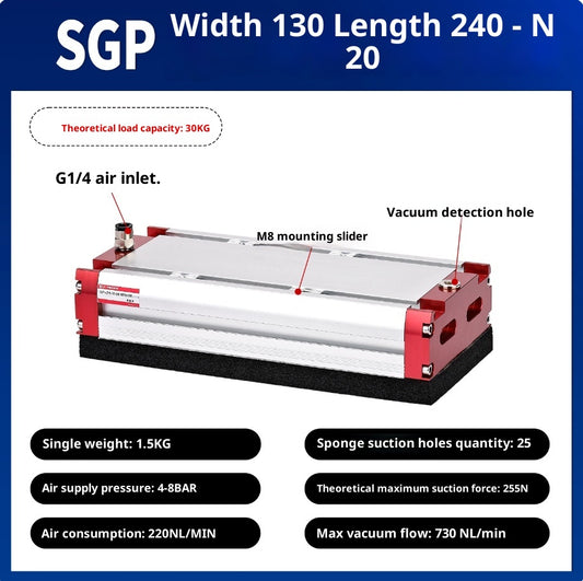 SGP 130x240-N20 with check valve