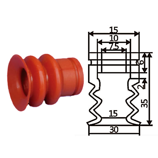 Pneumatic suction cup SD3-30白和红