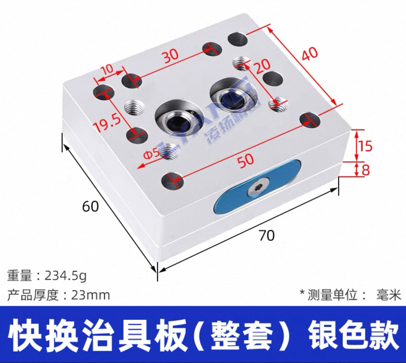 Quick-change fixture set