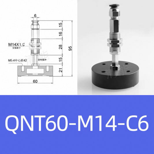 Non-contact Vacuum Suction Cup QNT60-M14-C6(With a buffer device)