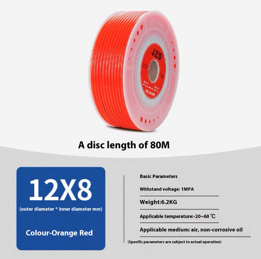 80M  12*8  air tube industrial PU air tube