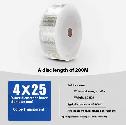200M 4*2.5 air tube industrial PU air tube