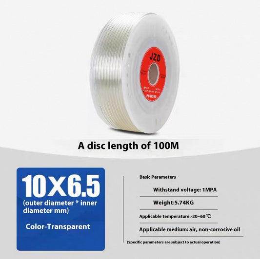 100M  10*6.5  air tube industrial PU air tube