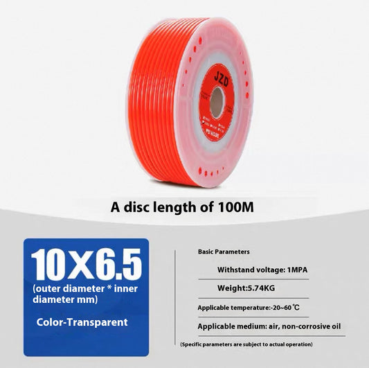 100M  10*6.5  air tube industrial PU air tube