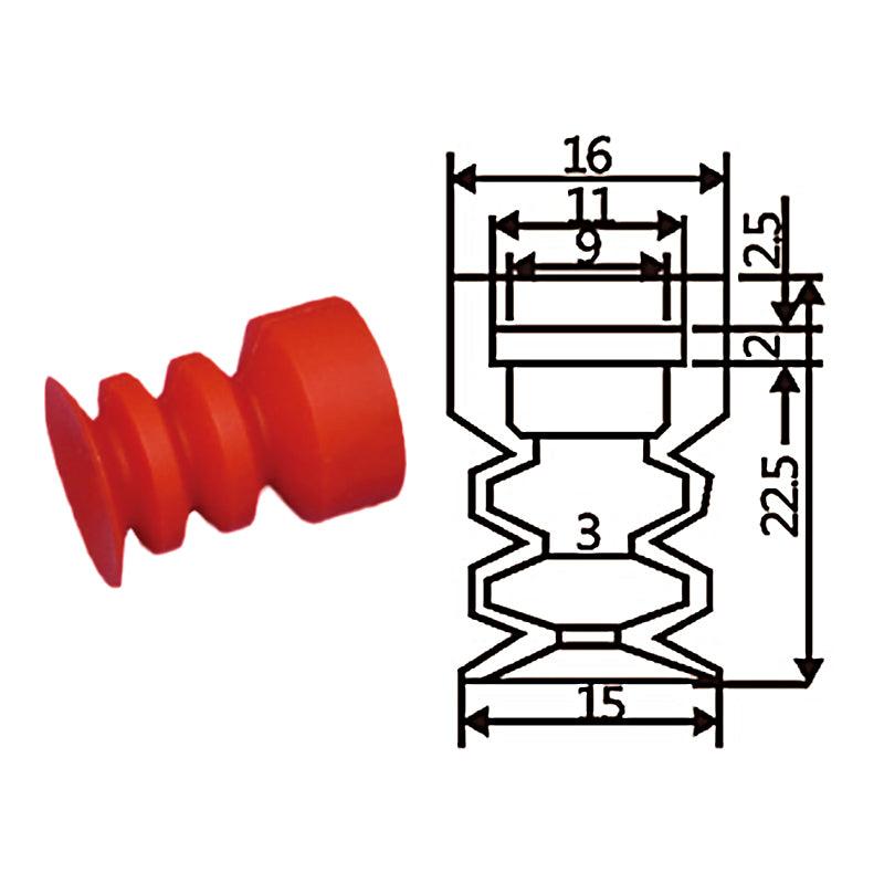 Pneumatic suction cup YX3-15