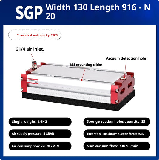 SGP 130x916-N20 with check valve