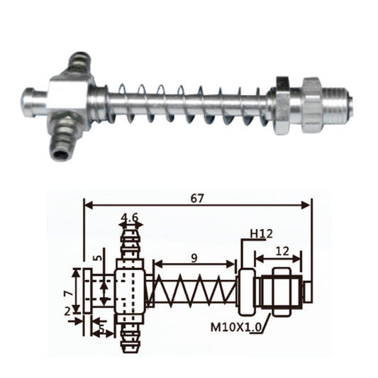 Vacuum Cup Holder Connector VFIL-SS-30-铝小头金具