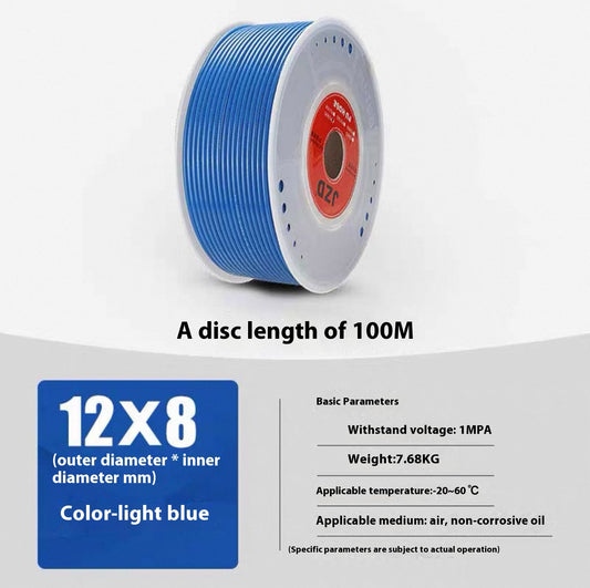 100M  12*8  air tube industrial PU air tube