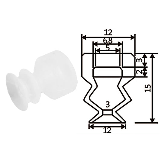 Pneumatic suction cup TS2-S12