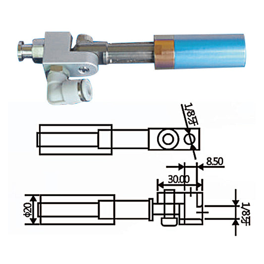 Universal belt buffer support JD20-001