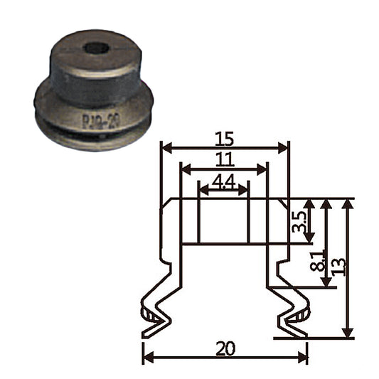 Pneumatic suction cup PJG-20白和黑