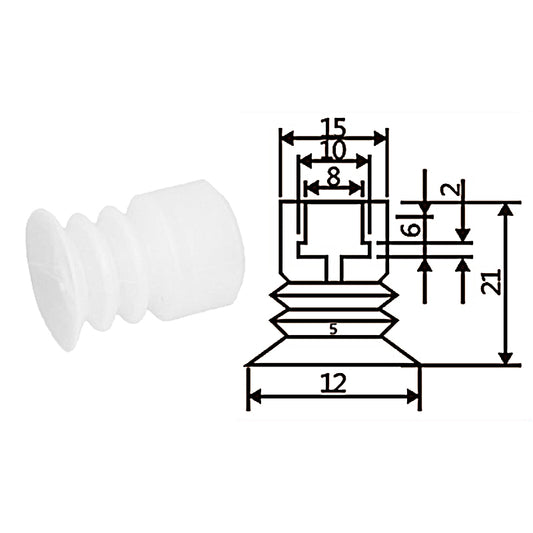 Pneumatic suction cup TS3-12