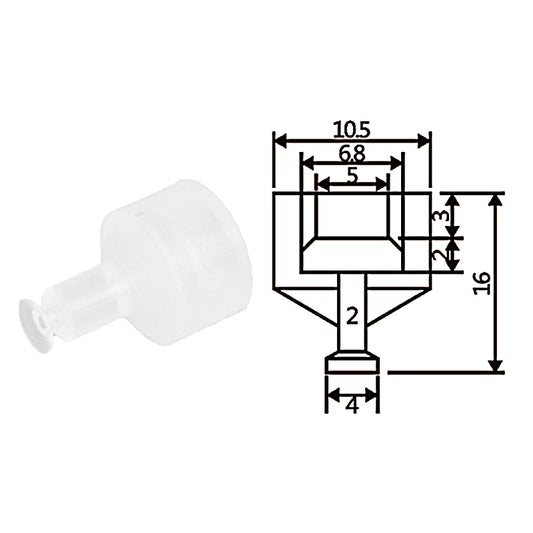 Pneumatic suction cup TSL-4