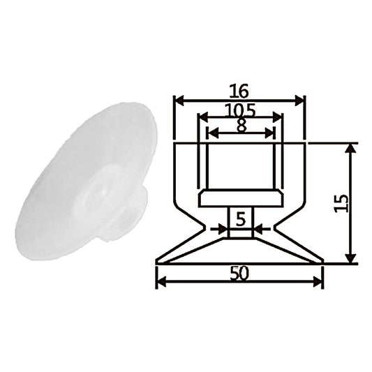 Pneumatic suction cup TS1-50