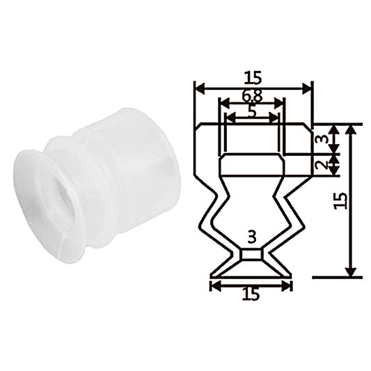 Pneumatic suction cup TS2-S15