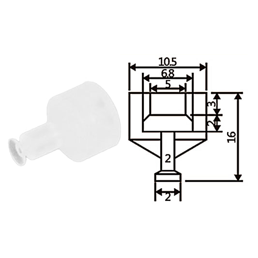 Pneumatic suction cup TSL-2