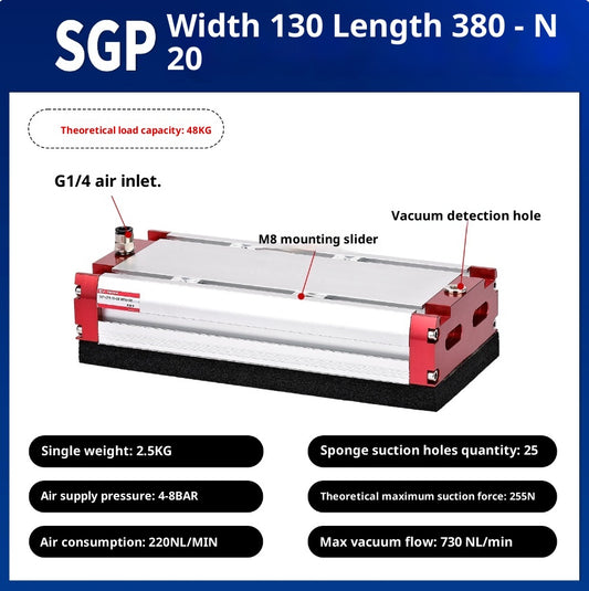 SGP 130x380-N20 with check valve