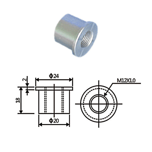 Socket nut - Φ20M12