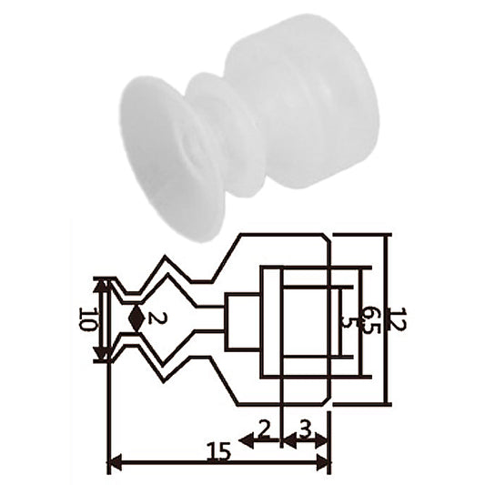 Pneumatic suction cup HM2-10