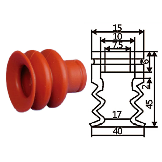 Pneumatic suction cup SD3-40白和红