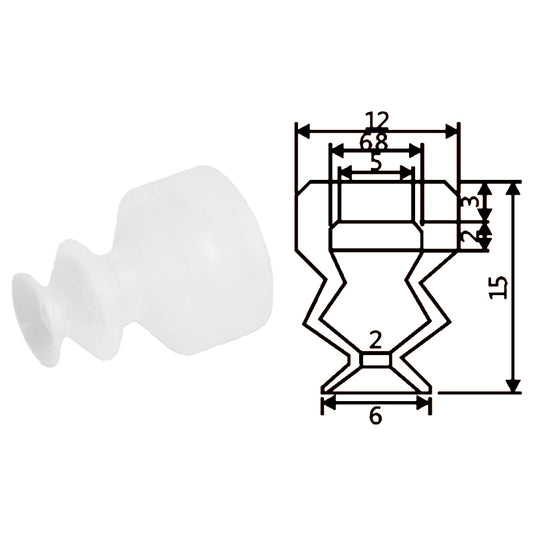 Pneumatic suction cup TS2-S6