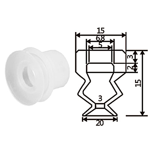 Pneumatic suction cup TS2-S20