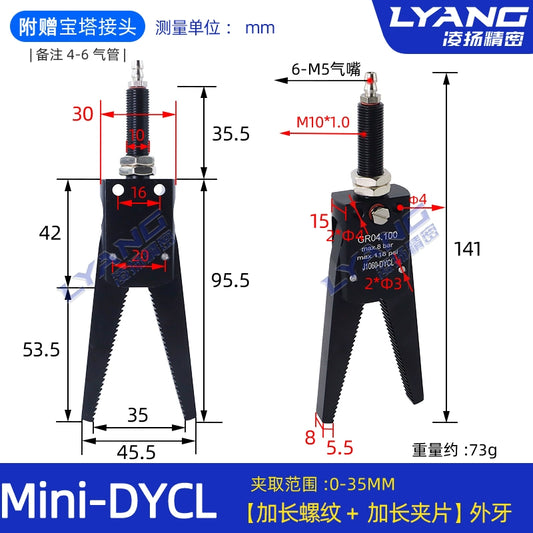 Mini-DYCL 【Extended Clasp + Extended Thread】 Outer Tooth