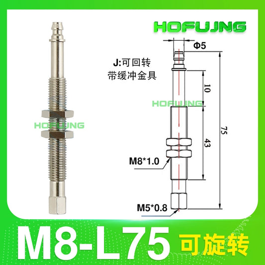 M8-L75 is rotatable