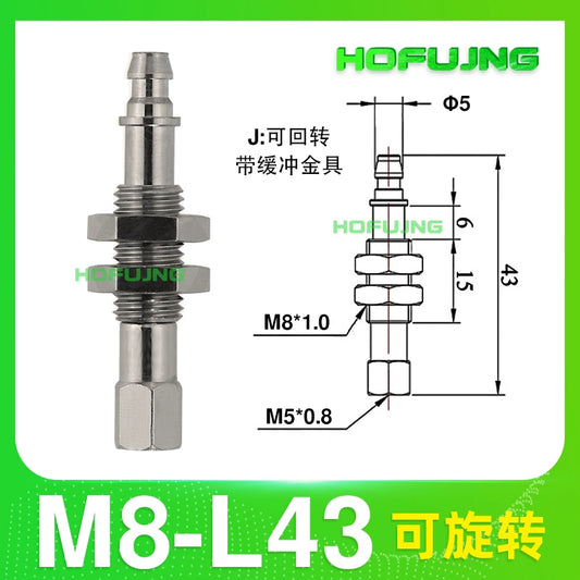 M8-L43 is rotatable