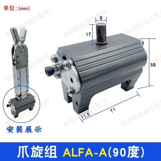 Claw rotation group ALFA-A (90 degrees)