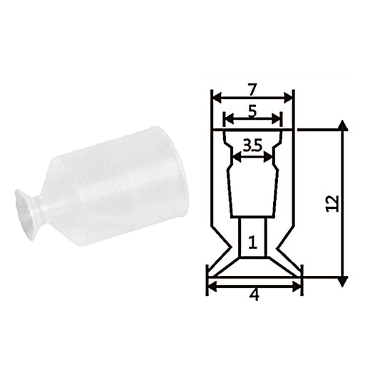 Pneumatic suction cup ZP-4